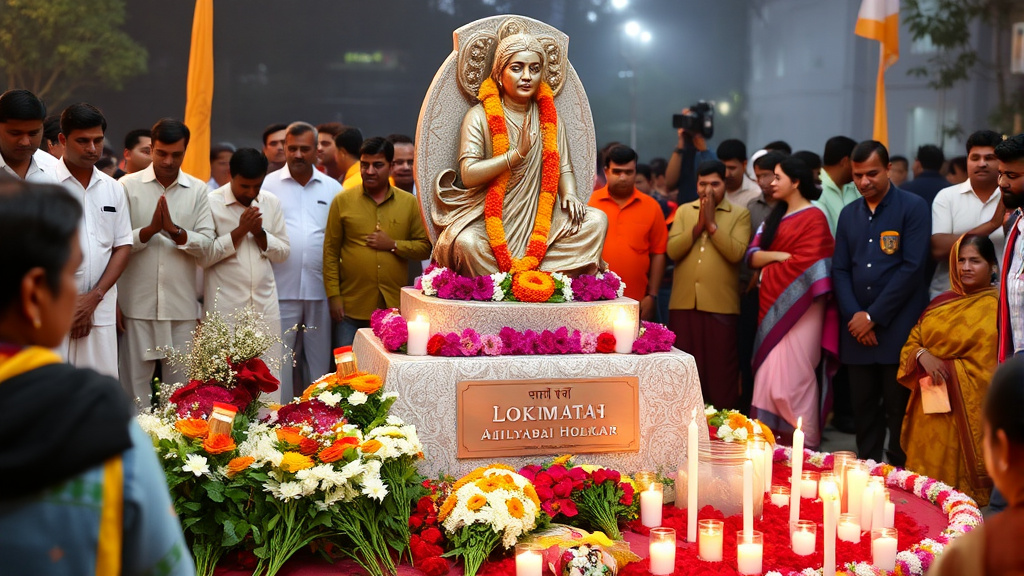 LOK SABHA SPEAKER PAYS TRIBUTES TO LOKMATA AHILYABAI HOLKAR ON HER 301ST BIRTH ANNIVERSARY
