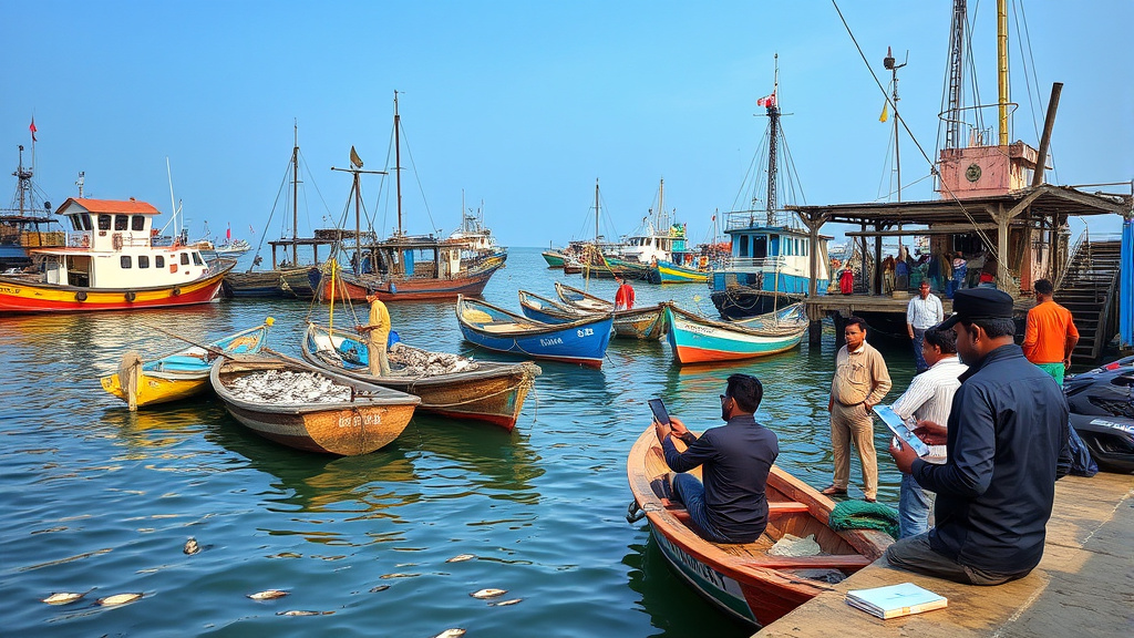 Amit Shah directs strengthening of security at fishing harbours and fish landing centres; promotes ISRO’s Nabhmitra app