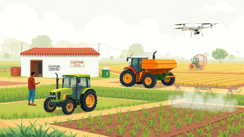 Sub-Mission on Agricultural Mechanization (SMAM): expanding access to farm machinery via inclusive, targeted support and drone demonstrations