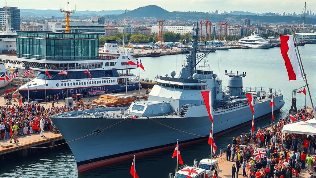 INS Tarkash and INS Ikshak at Port Victoria