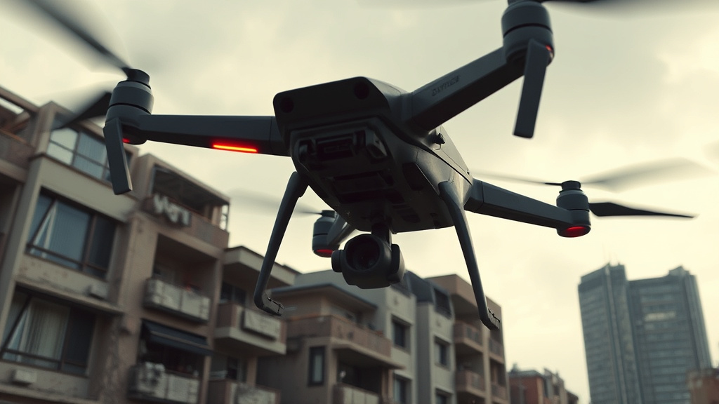 Drone attack in Kyiv