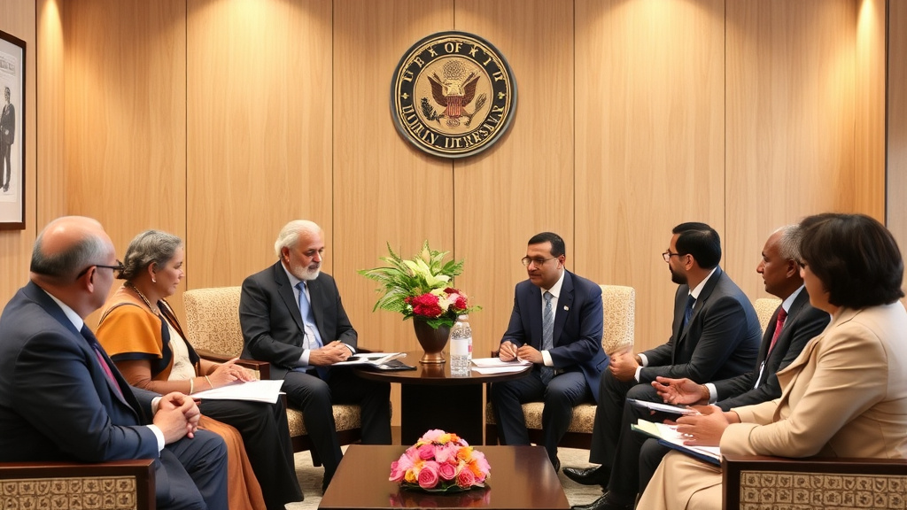 Finance Minister meeting French business leaders