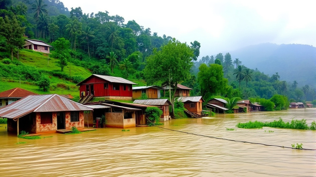 Flood damage assessment in Arunachal Pradesh
