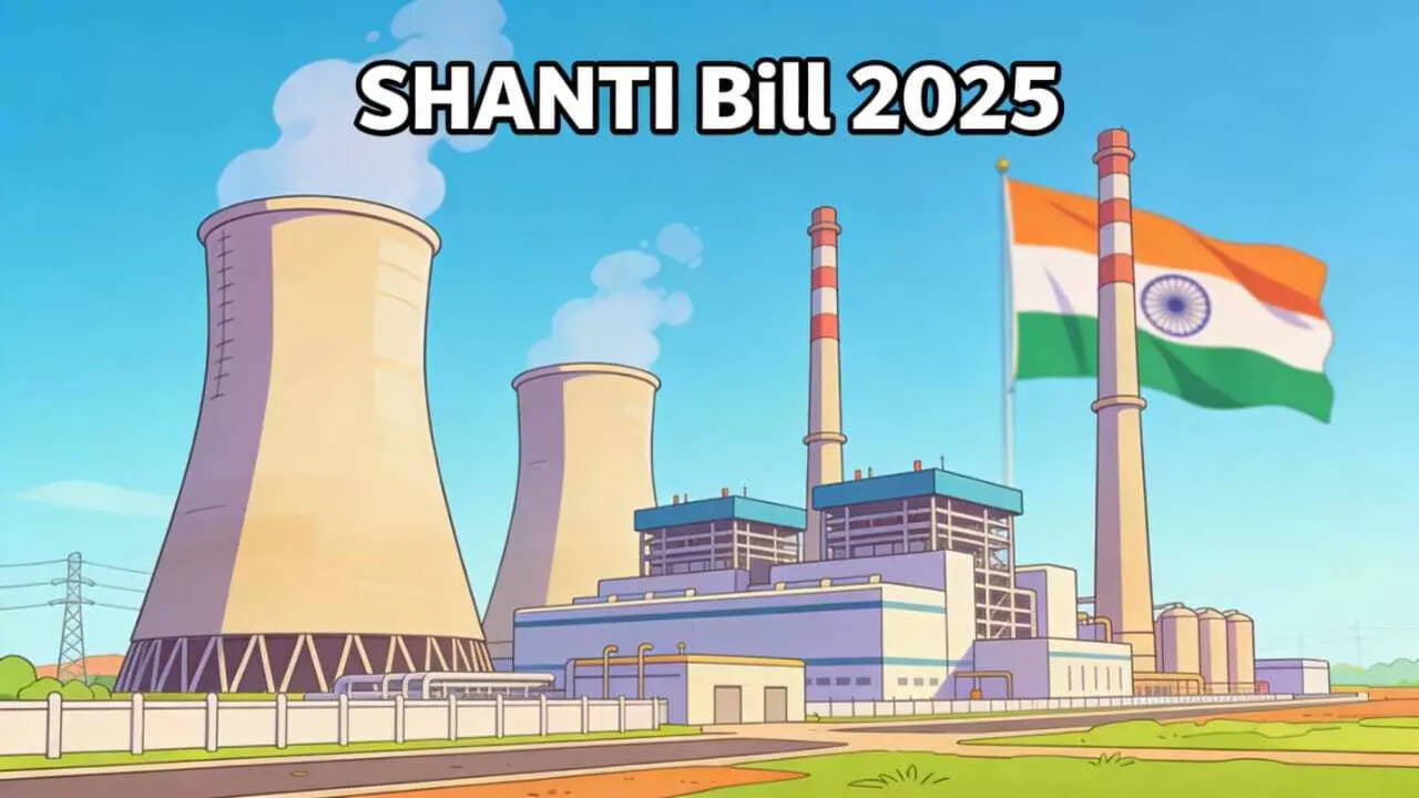 Nuclear Energy Mission: target of 100 GW by 2047 and indigenous SMRs; SHANTI Act-2025 for private participation