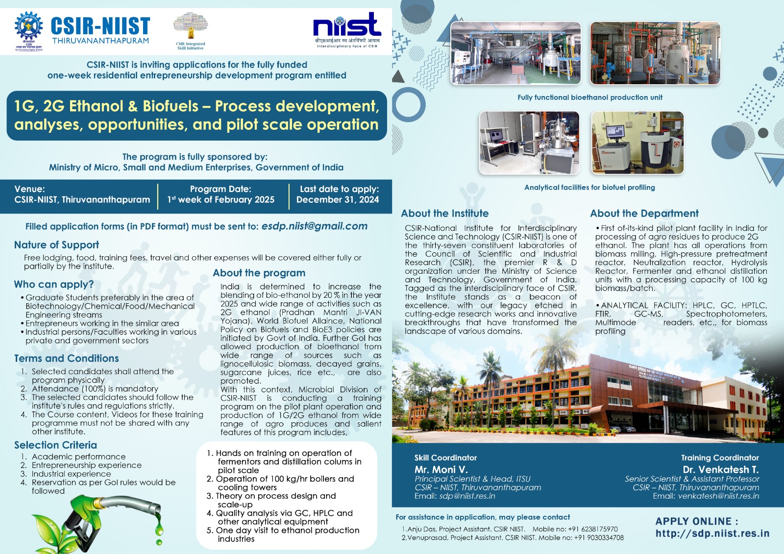 CSIR-NCL Skill Development Center inauguration
