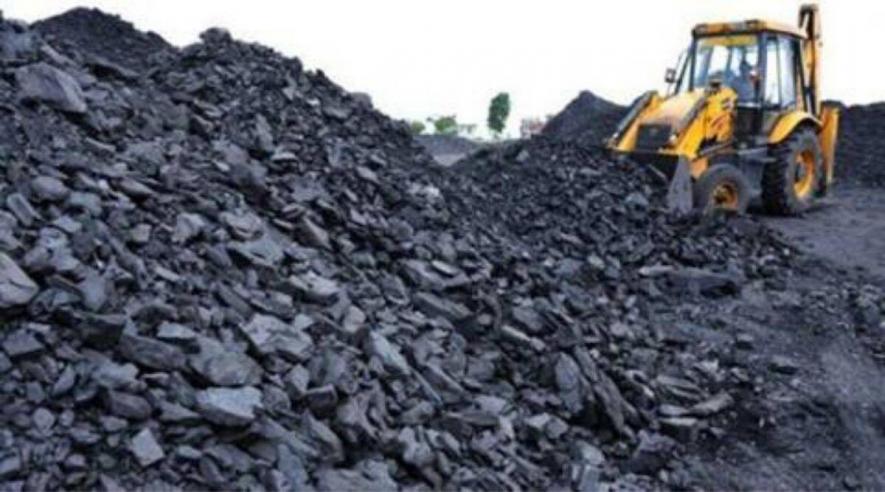 Illegal coal mining operations
